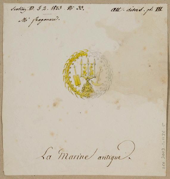 Elément décoratif [Attribut, la marine antique]