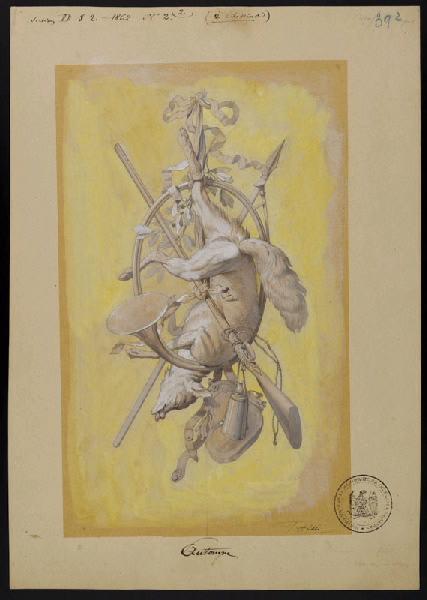 Elément décoratif [Trophée, l'automne]