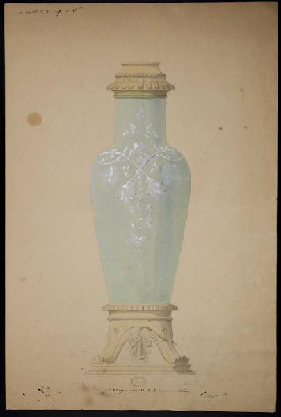 Vase lampe