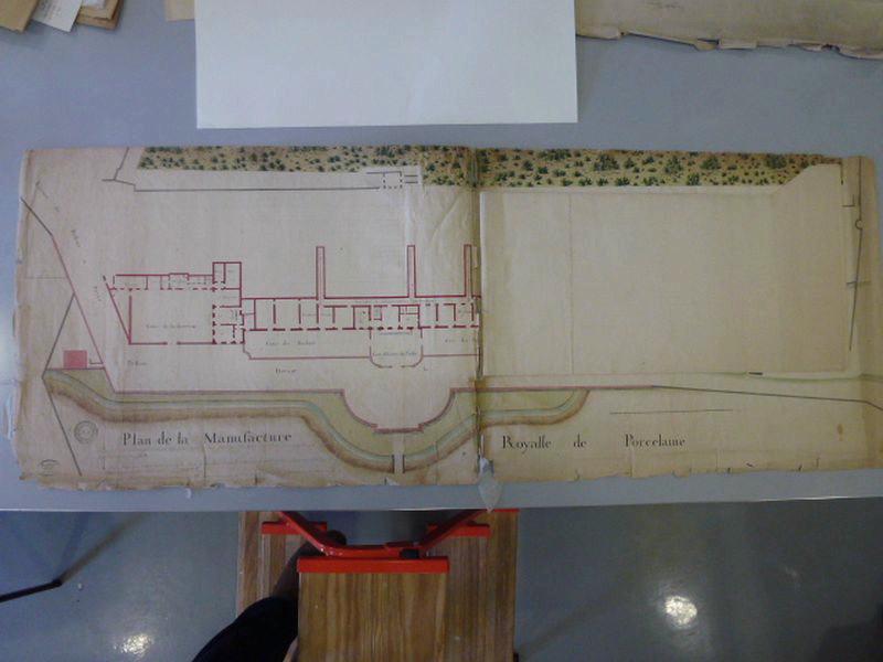 Plan de la Manufacture royale de porcelaine de Sèvres