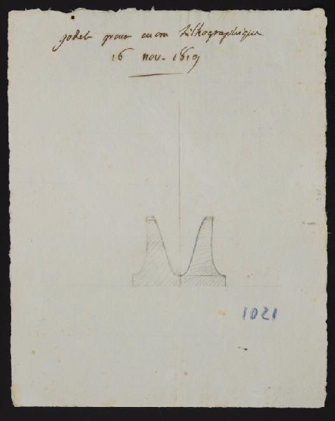 Godet pour encre lithographique