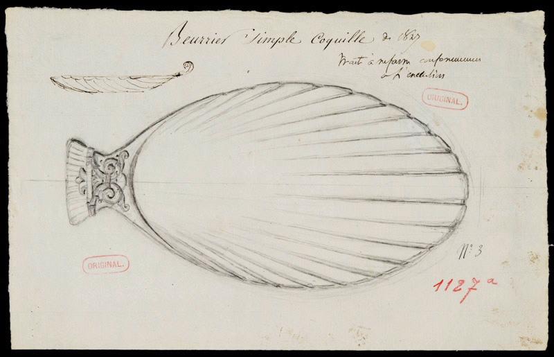 Beurrier simple à coquille