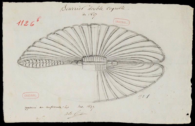 Beurrier double à coquille