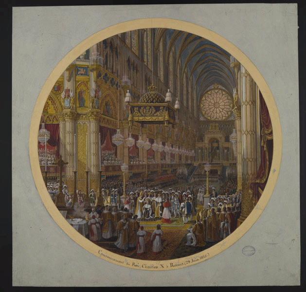 Couronnement du Roi Charles X à Reims