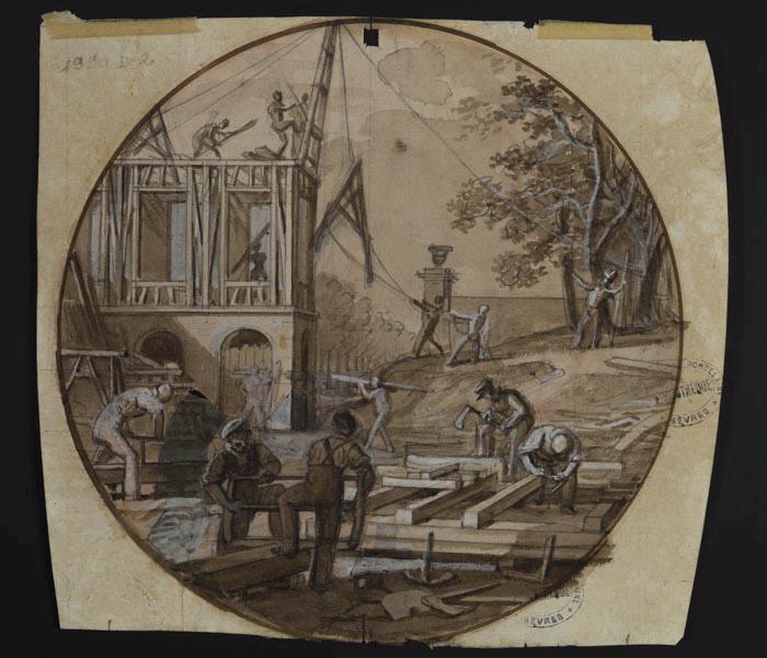Elément décoratif [ Service des arts industriels]