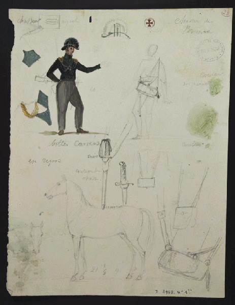 Eléments décoratifs [Bivouac du Bois de Boulogne]