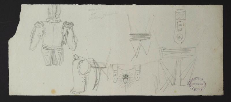 Eléments décoratifs [Bivouac du Bois de Boulogne]