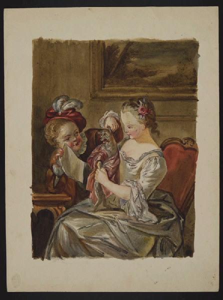 Elément décoratif [Copie d'un tableau d'Eisen père]