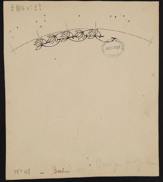 Elément décoratif [Marli d'assiette]