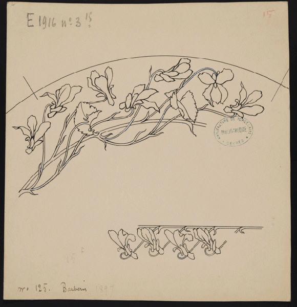 Elément décoratif [Marli d'assiette]