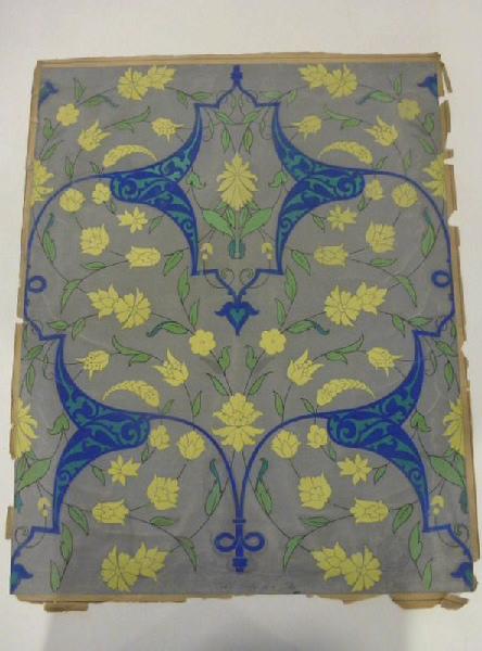 Eléments décoratifs [Dessin d'étoffe pour soierie]