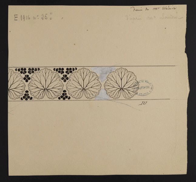Eléments décoratifs [Frise de feuilles]