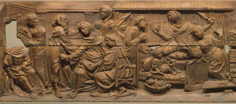 Frise de la naissance d'Hercule