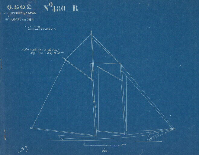 C.J. Brydges, goélette de cabotage canadienne,1873