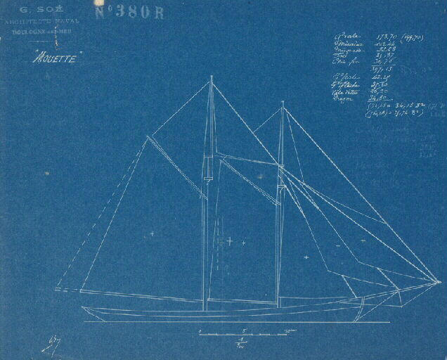 Mouette, goélette chasseur pour Terre-Neuve, 1909