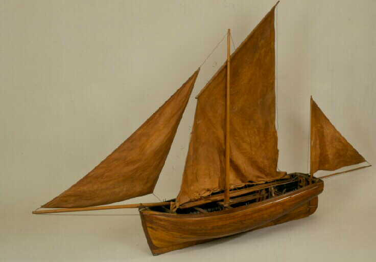 Bayard, bateau de pêche de Fécamp, vers 1878