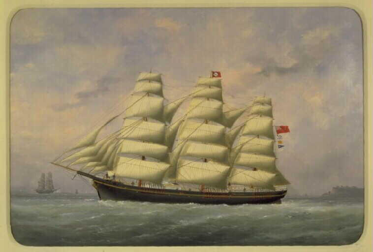 William D. Laurence, clipper de Maitland, 1874