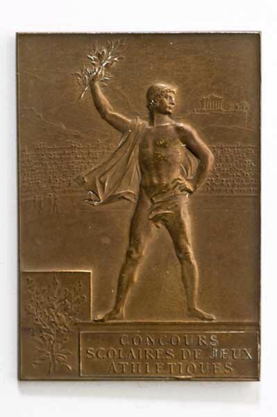 Plaque de vainqueur