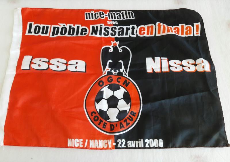 Bannière de supporter de l'OGC Nice