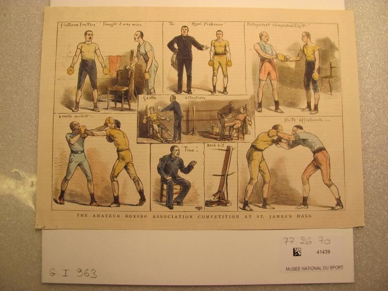 The amateur boxing association competition at St. James Hall (titre inscrit)