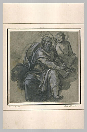 Saint Matthieu Evangéliste sur les nuages