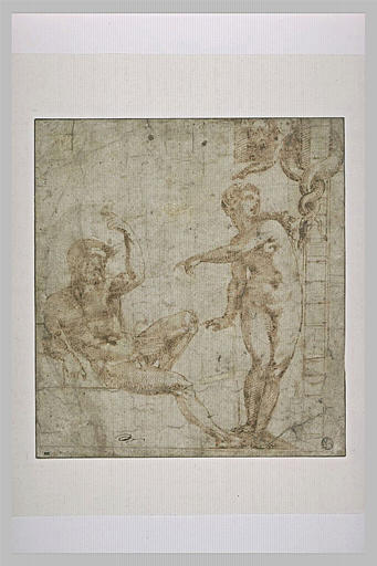 Adam et Eve écoutant le tentateur