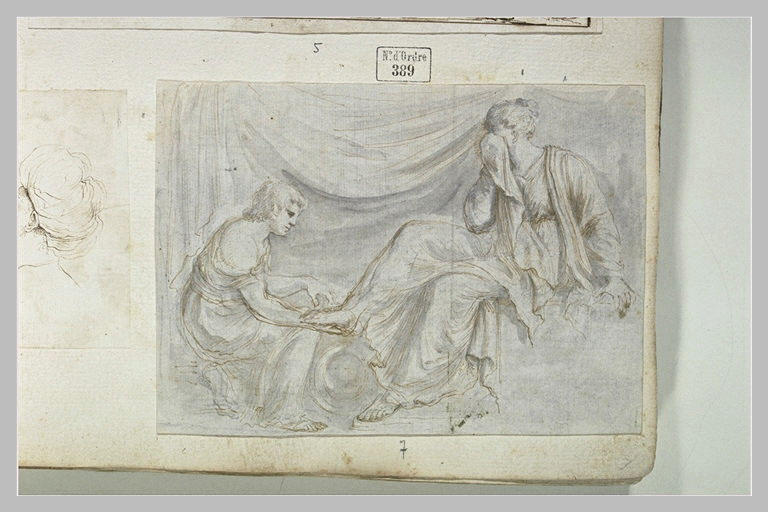 La toilette de la nouvelle mariée, d'après un bas-relief antique
