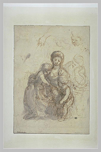 Vierge à l'Enfant avec Sainte Anne et saint Jean-Baptiste