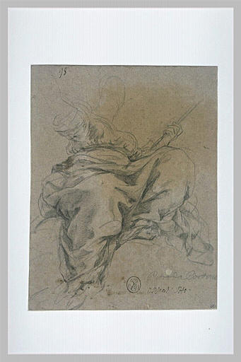 Etude d'une figure de femme drapée : la Divine Providence