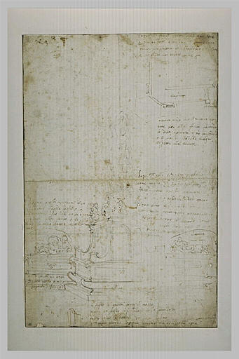 Projet pour la fontaine de Neptune sur la Piazza della Signoria à Florence