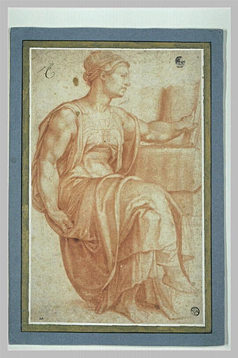 La Sibylle d'Erythrée, d'après la voûte de la Chapelle Sixtine