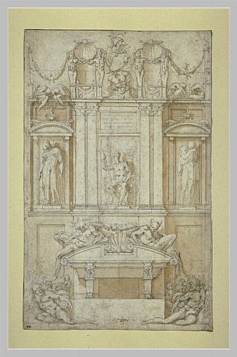Etude pour l'un des tombeaux des Médicis, à San Lorenzo