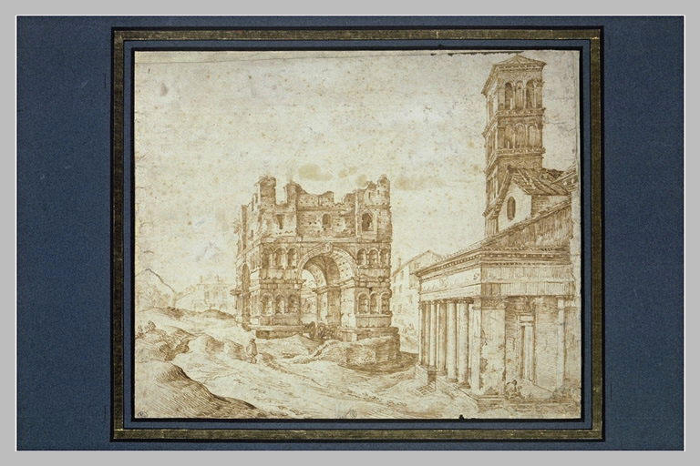Temple de Janus et l'église de San Giorgio in Valabro à Rome