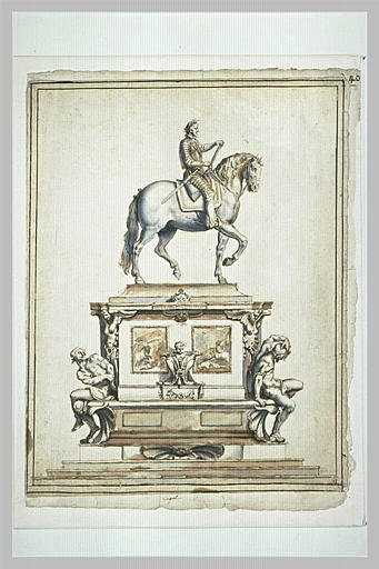 Projet pour le monument équestre d'Henri IV