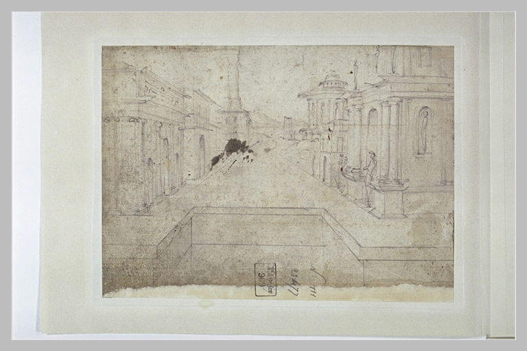 Etude en perpective d'une suite de monuments