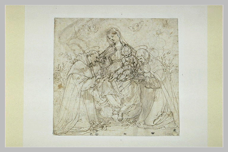La Vierge remettant le Rosaire à saint Dominique