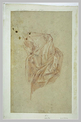 Etude de draperie