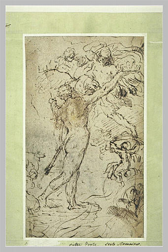 Pluton et Jupiter entourés d'amours