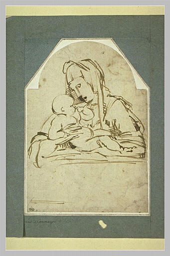 Etude d'une Vierge à l'Enfant