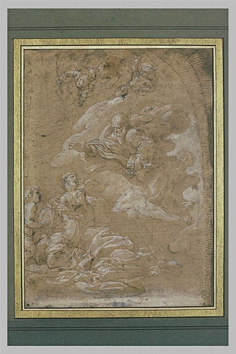 Saint Pierre apparaissant à sainte Agathe dans les prisons de Catane