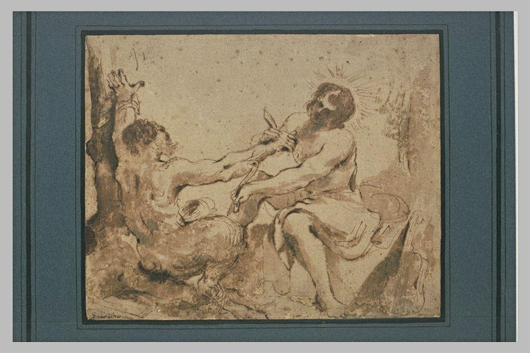 Apollon écorchant Marsyas