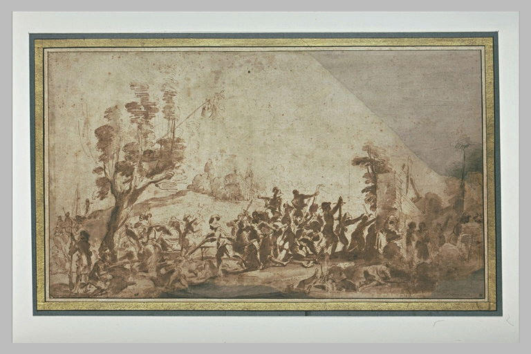 Un village mis au pillage