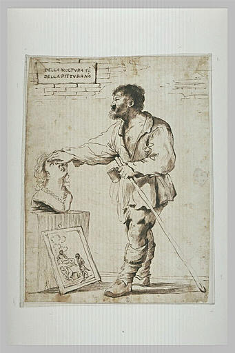 Allégorie de la supériorité de la sculpture sur la peinture