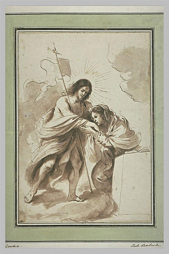 Le Christ ressucité apparait à la Vierge