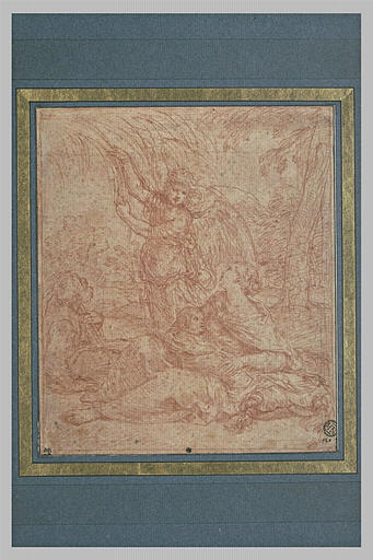 Le Repos de la Sainte Famille pendant la fuite en Egypte