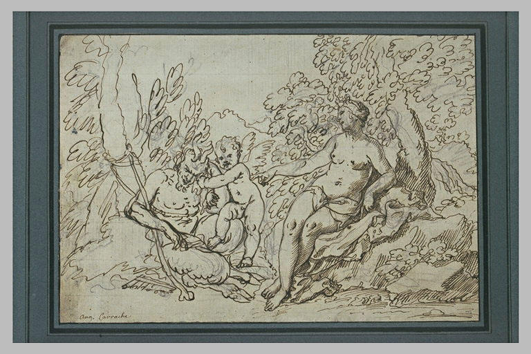 Pan et l'Amour près de Vénus ou Syrinx