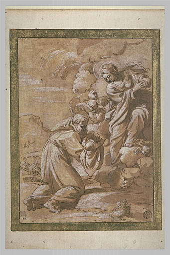 La Vierge confiant l'Enfant Jésus à saint François d'Assise