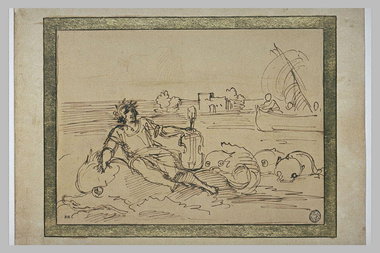 Arion sauvé par un dauphin