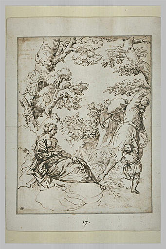 Le repos de la Sainte Famille pendant la Fuite en Egypte