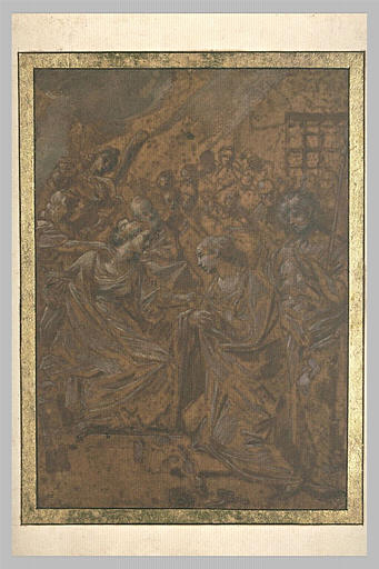 L'impératrice Faustine visitant sainte Catherine dans sa prison